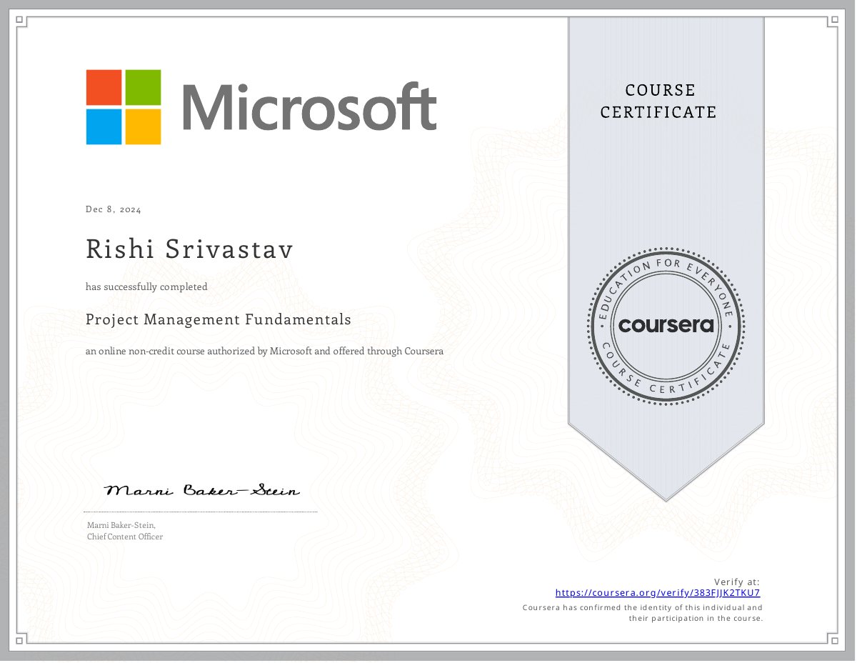 Project Management Fundamentals — Microsoft